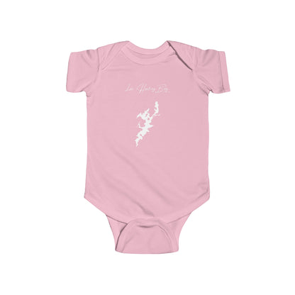 New  Jersey  Lake  Hopatcong  Onesie  front  position  view  from  front  pink.webp