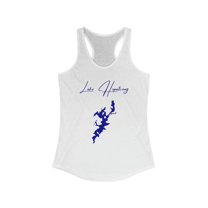 New  Jersey  Lake  Hopatcong  Racerback-Tank  front  position  view  from  front  solid  white.webp