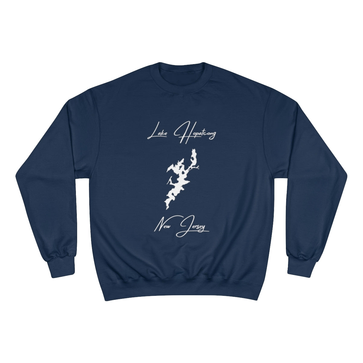 New  Jersey  Lake  Hopatcong  Sweatshirt  front  position  view  from  front  navy.webp