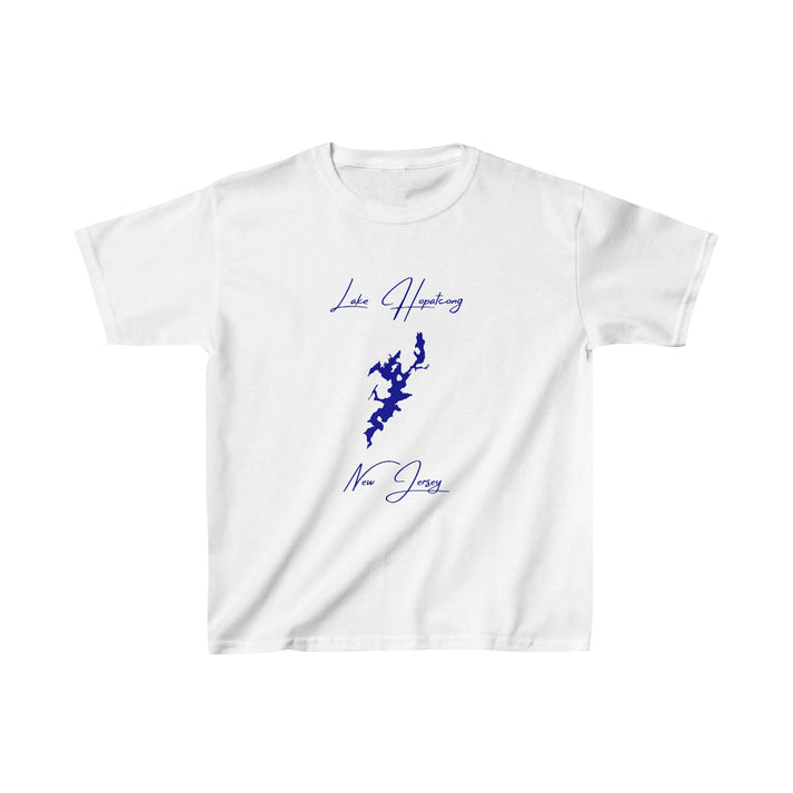New  Jersey  Lake  Hopatcong  Youth  T-shirt  front  position  view  from  front  white.webp