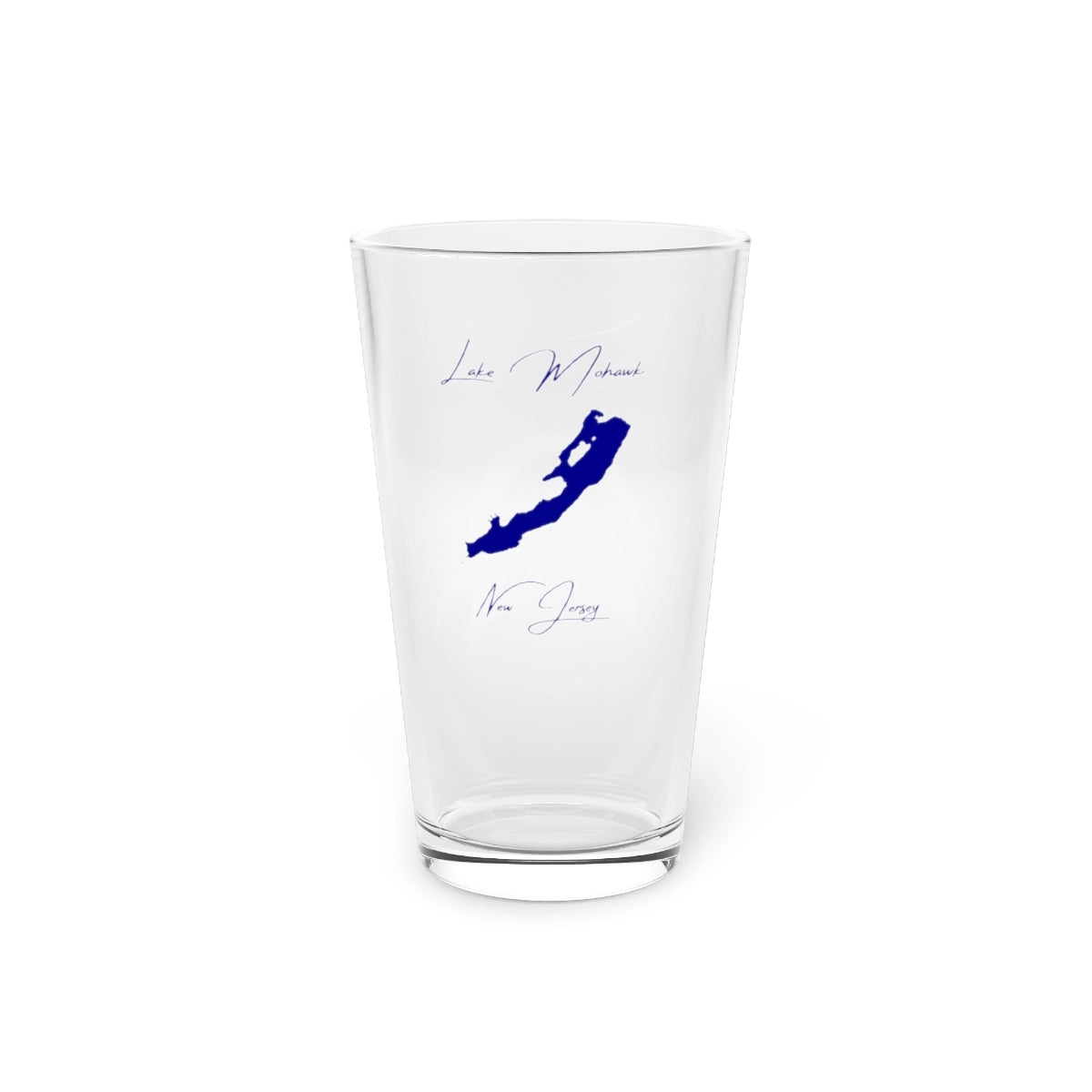 New  Jersey  Lake  Mohawk  16oz  Pint  Glass  front  position  view  from  front  16oz.webp