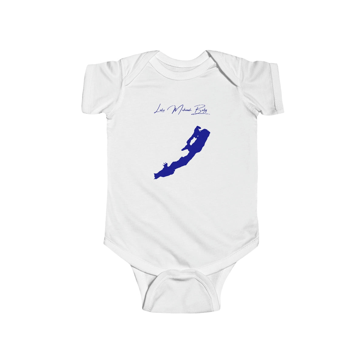 New  Jersey  Lake  Mohawk  Onesie  front  position  view  from  front  white.webp