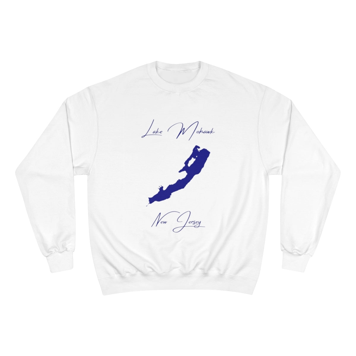 New  Jersey  Lake  Mohawk  Sweatshirt  front  position  view  from  front  white.webp