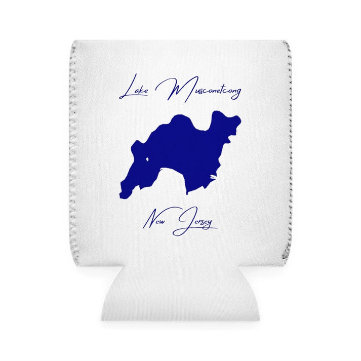 New  Jersey  Lake  Musconetcong  Can  Koozie  front  position  view  from  front-1  white.webp