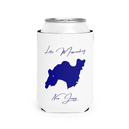 New  Jersey  Lake  Musconetcong  Can  Koozie  front  position  view  from  front-2  white.webp