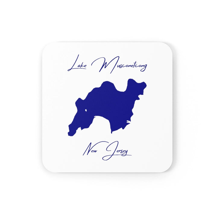 New  Jersey  Lake  Musconetcong  Coaster  Set  front  position  view  from  front  3.75  x  3.75.webp