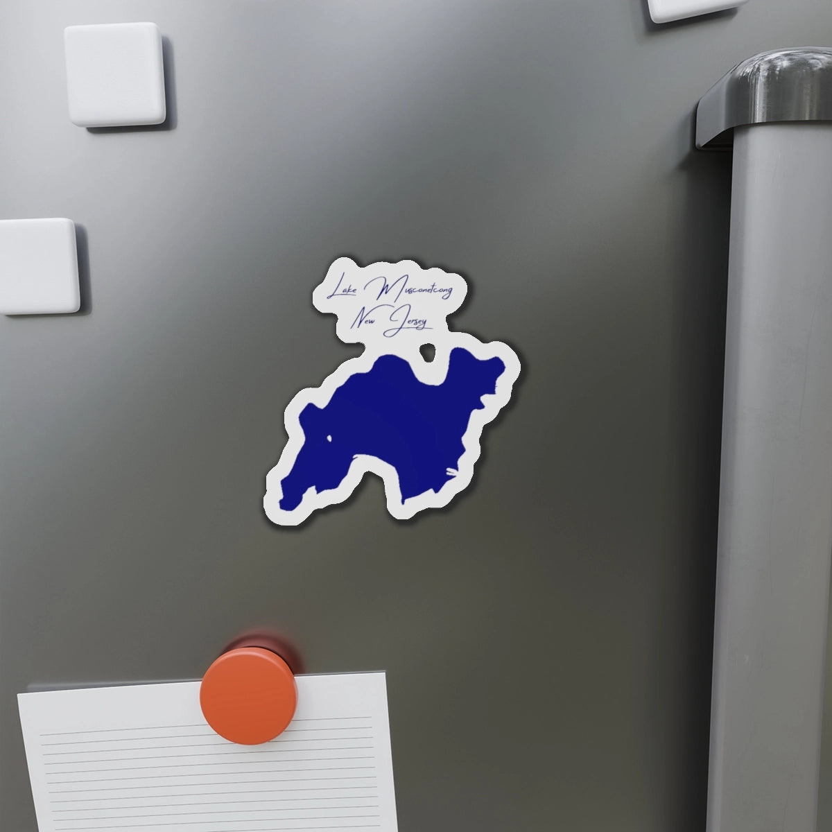 New  Jersey  Lake  Musconetcong  Die  Cut  Magnet  front  position  view  from  context-1  4  x  4.webp