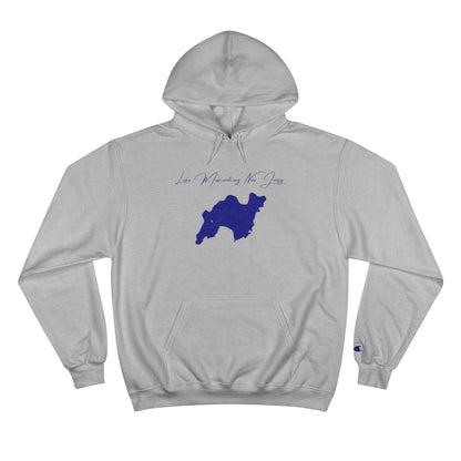 New  Jersey  Lake  Musconetcong  Hoodie  front  position  view  from  front  light  steel.webp