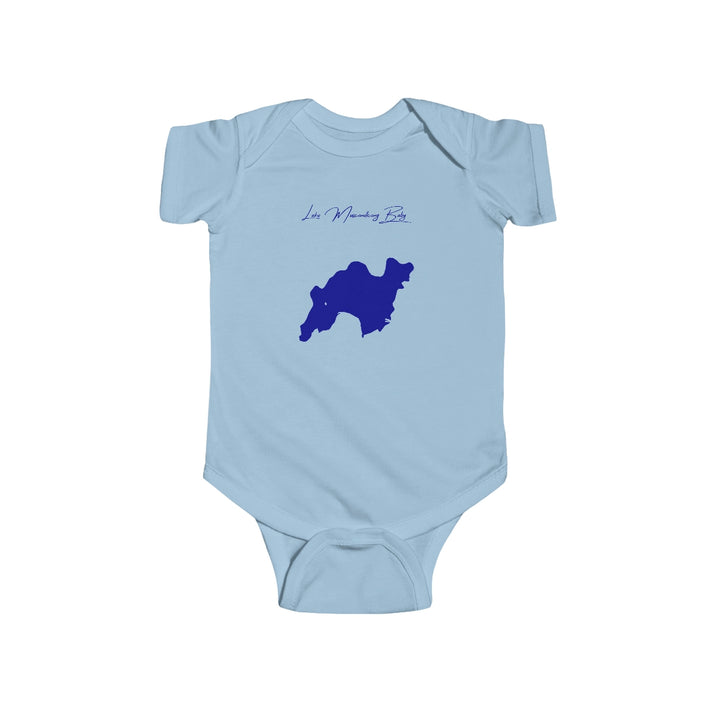 New  Jersey  Lake  Musconetcong  Onesie  front  position  view  from  front  light  blue.webp