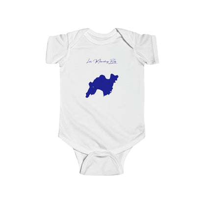 New  Jersey  Lake  Musconetcong  Onesie  front  position  view  from  front  white.webp