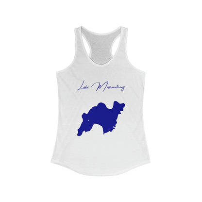 New  Jersey  Lake  Musconetcong  Racerback-Tank  front  position  view  from  front  solid  white.webp