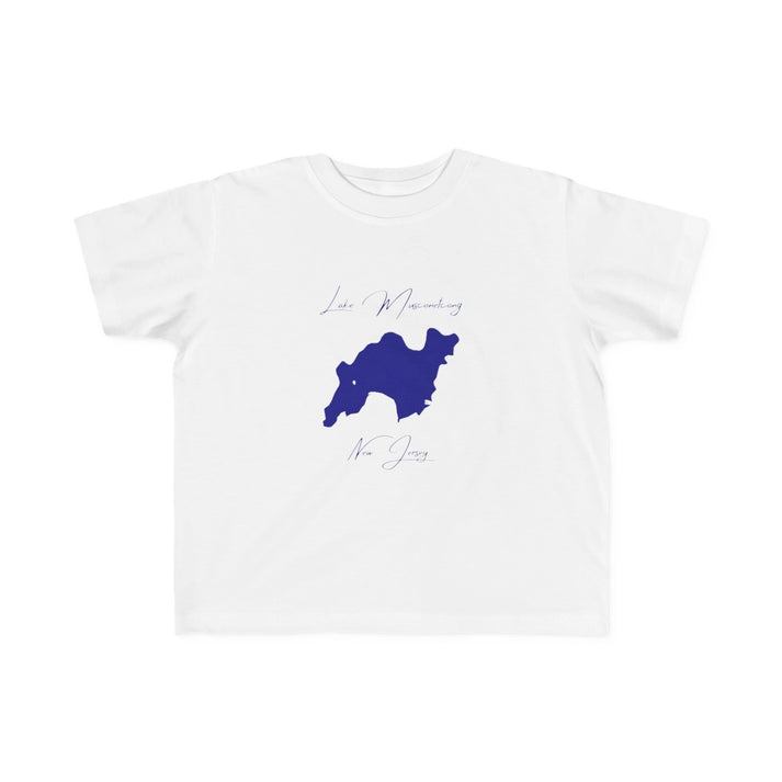 New  Jersey  Lake  Musconetcong  Toddler  T-shirt  front  position  view  from  front  white.webp
