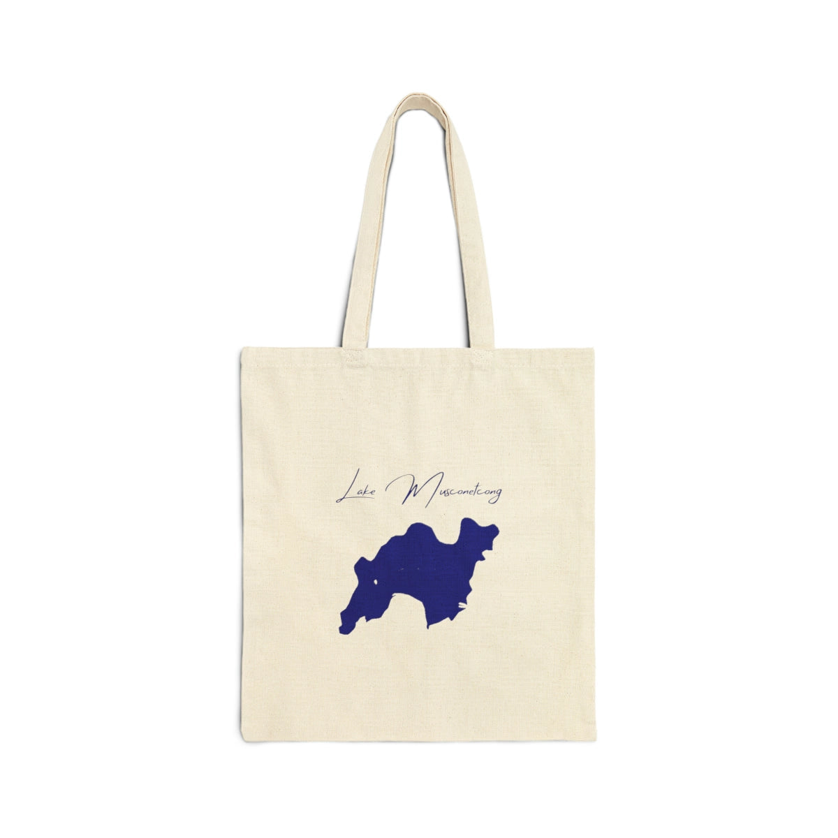 New  Jersey  Lake  Musconetcong  Tote  Bag  front  position  view  from  front  15  x  16.webp