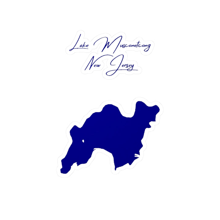 New  Jersey  Lake  Musconetcong  Vinyl  Decal  other  position  view  from  front  4  x  6.webp