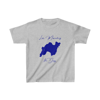 New  Jersey  Lake  Musconetcong  Youth  T-shirt  front  position  view  from  front  sport  grey.webp