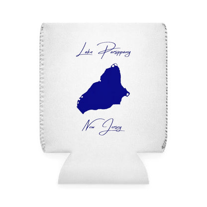 New  Jersey  Lake  Parsippany  Can  Koozie  front  position  view  from  front-1  white.webp