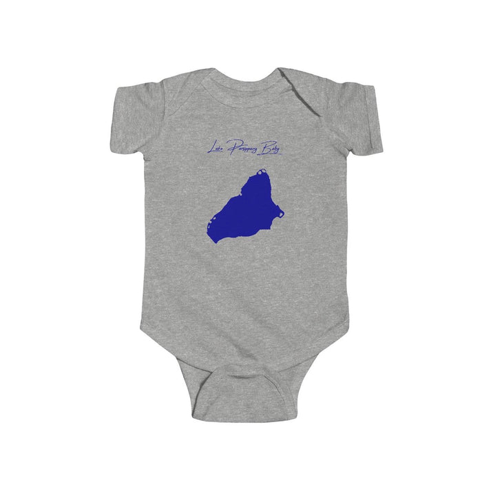 New  Jersey  Lake  Parsippany  Onesie  front  position  view  from  front  heather.webp