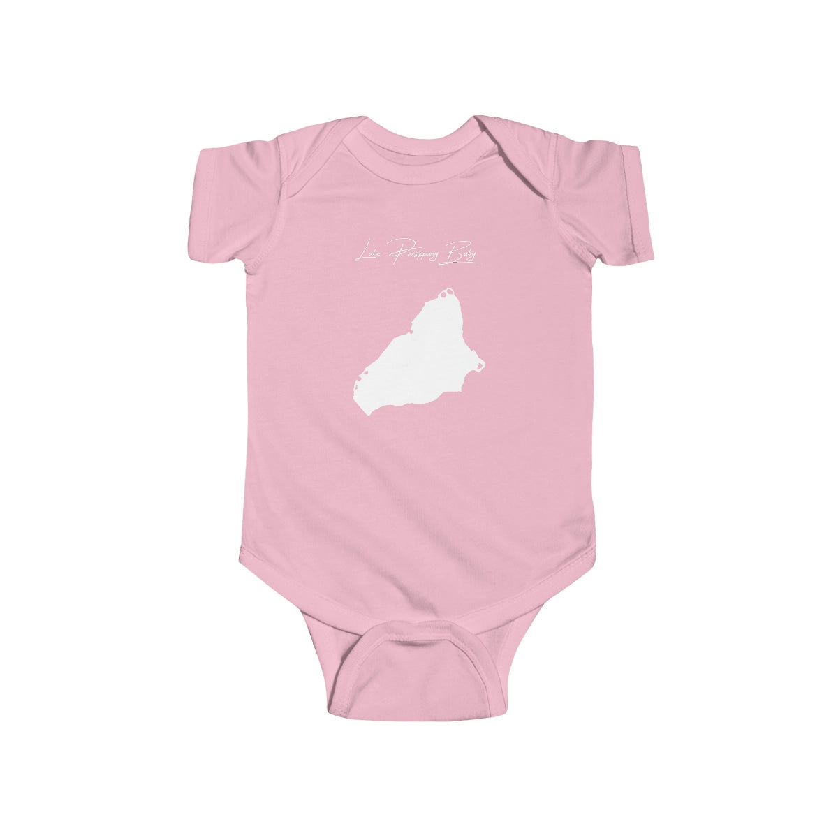 New  Jersey  Lake  Parsippany  Onesie  front  position  view  from  front  pink.webp