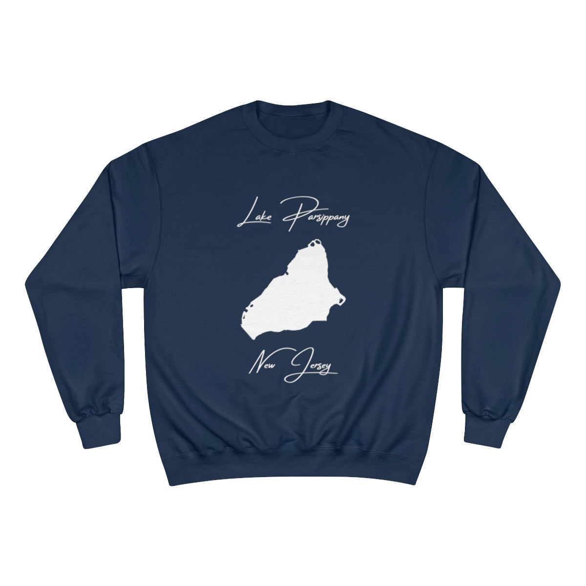 New  Jersey  Lake  Parsippany  Sweatshirt  front  position  view  from  front  navy.webp