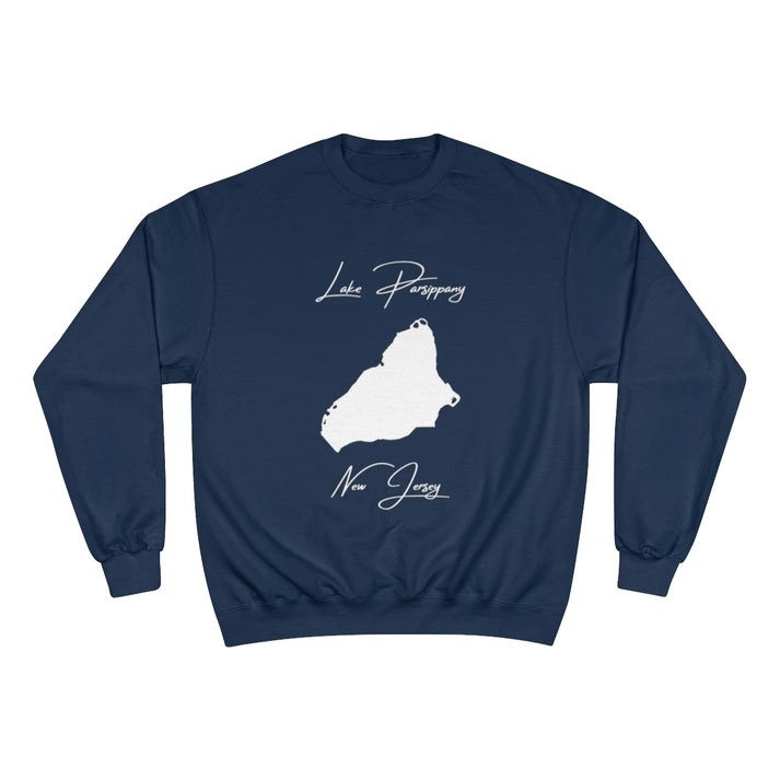 New  Jersey  Lake  Parsippany  Sweatshirt  front  position  view  from  front  navy.webp