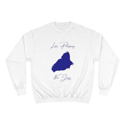 New  Jersey  Lake  Parsippany  Sweatshirt  front  position  view  from  front  white.webp