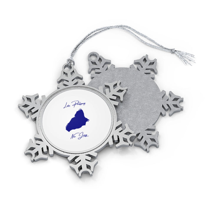 New  Jersey  Lake  Parsippany  XMAS  Ornament  front  position  view  from  front-and-back  one  size.webp