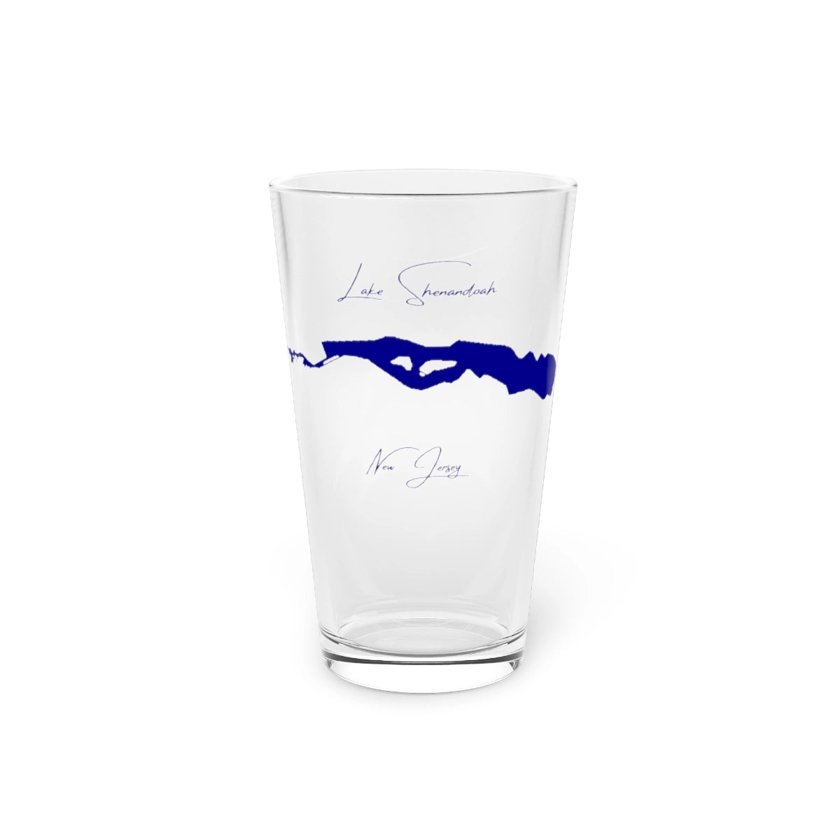 New  Jersey  Lake  Shenandoah  16oz  Pint  Glass  front  position  view  from  front  16oz.webp