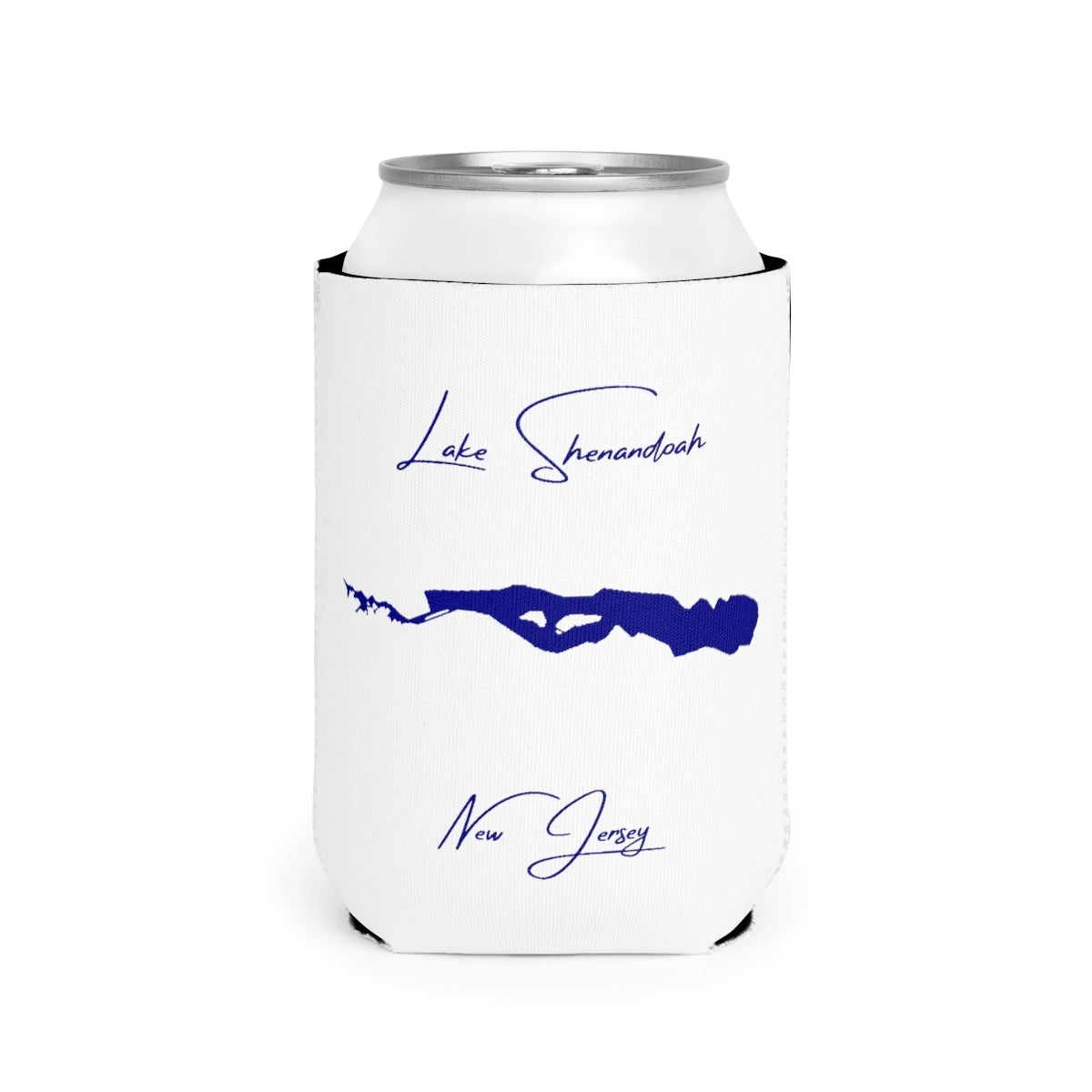 New  Jersey  Lake  Shenandoah  Can  Koozie  front  position  view  from  front-2  white.webp