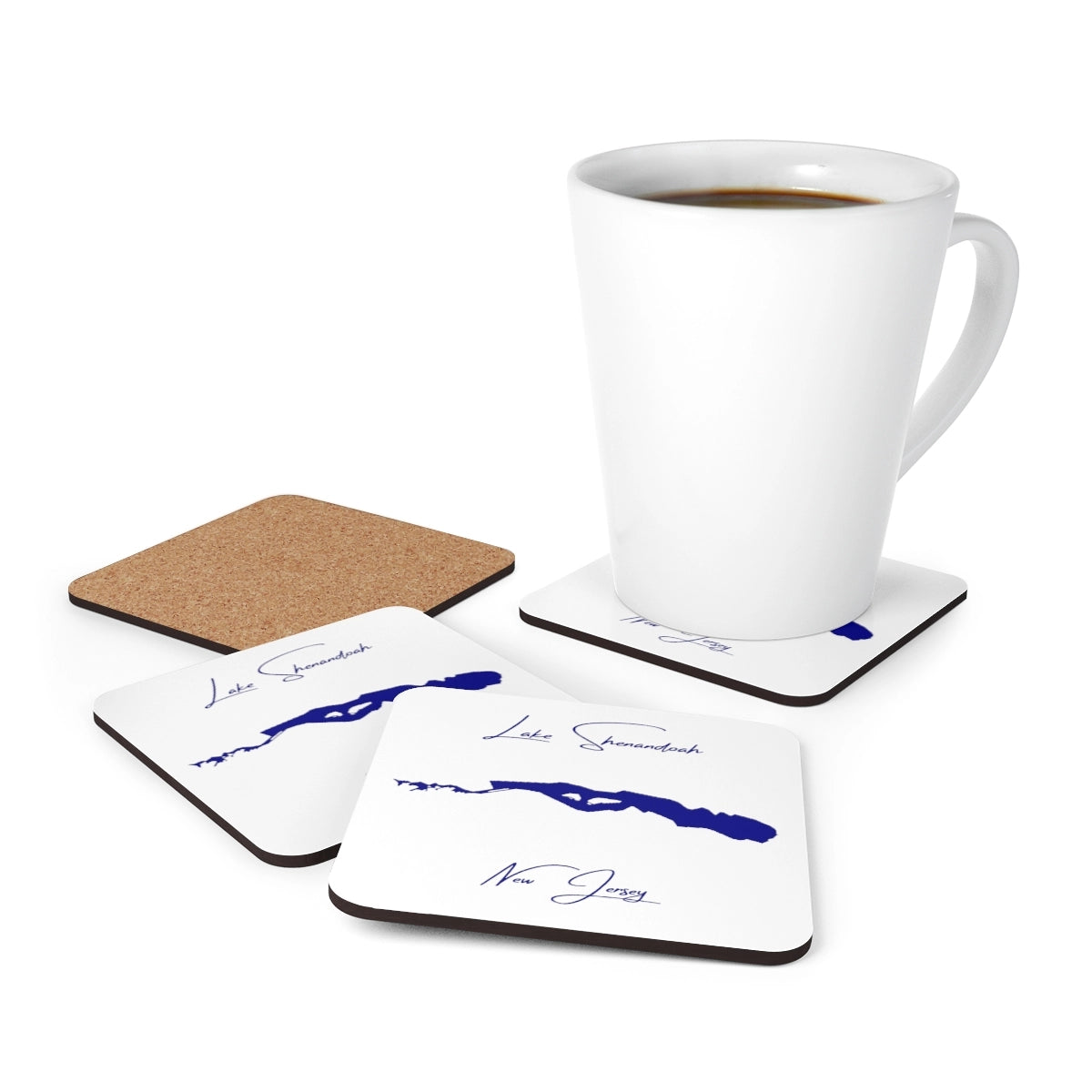 New  Jersey  Lake  Shenandoah  Coaster  Set  front  position  view  from  context-1  3.75  x  3.75.webp