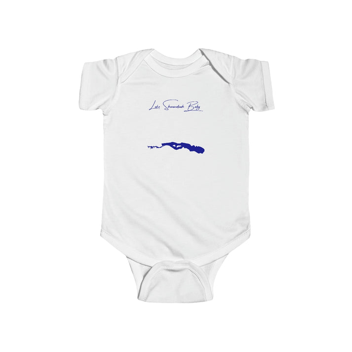 New  Jersey  Lake  Shenandoah  Onesie  front  position  view  from  front  white.webp