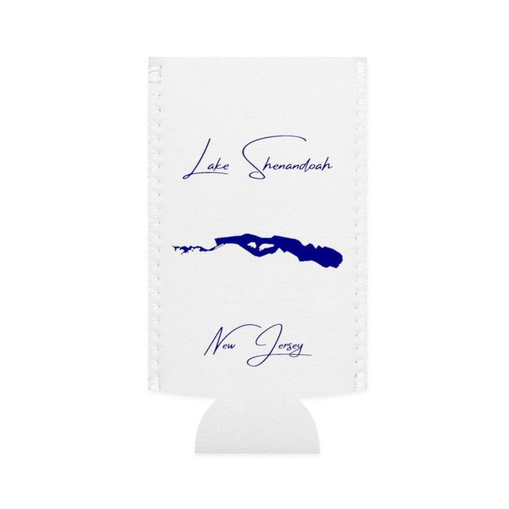 New  Jersey  Lake  Shenandoah  Slim  Can  Koozie  front  position  view  from  flat-front  white.webp