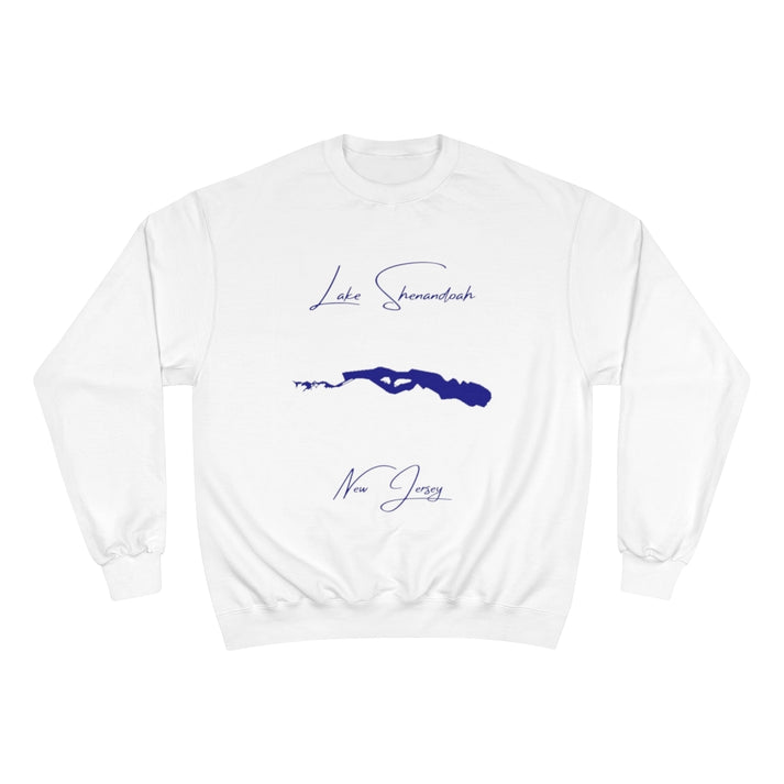New  Jersey  Lake  Shenandoah  Sweatshirt  front  position  view  from  front  white.webp