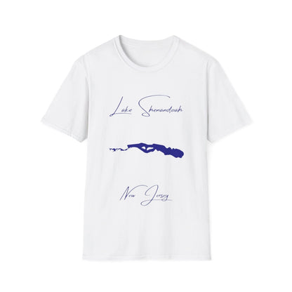 New  Jersey  Lake  Shenandoah  T-shirt  front  position  view  from  front  white.webp