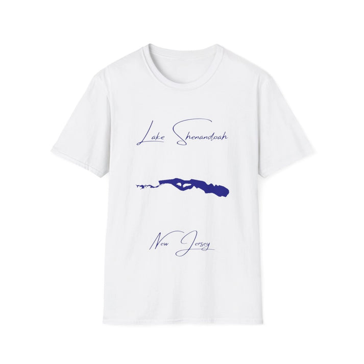 New  Jersey  Lake  Shenandoah  T-shirt  front  position  view  from  front  white.webp