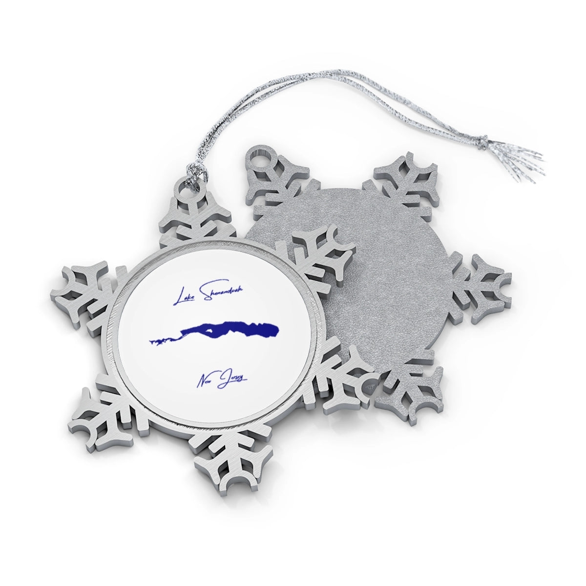 New  Jersey  Lake  Shenandoah  XMAS  Ornament  front  position  view  from  front-and-back  one  size.webp
