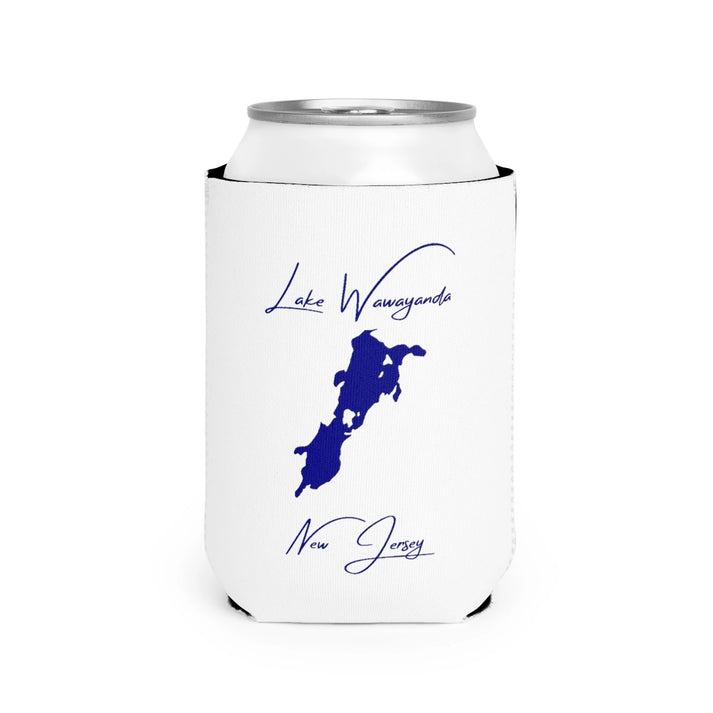 New  Jersey  Lake  Wawayanda  Can  Koozie  front  position  view  from  front-2  white.webp
