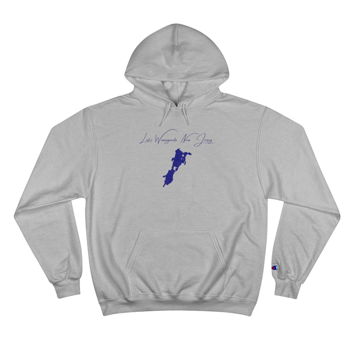 New  Jersey  Lake  Wawayanda  Hoodie  front  position  view  from  front  light  steel.webp