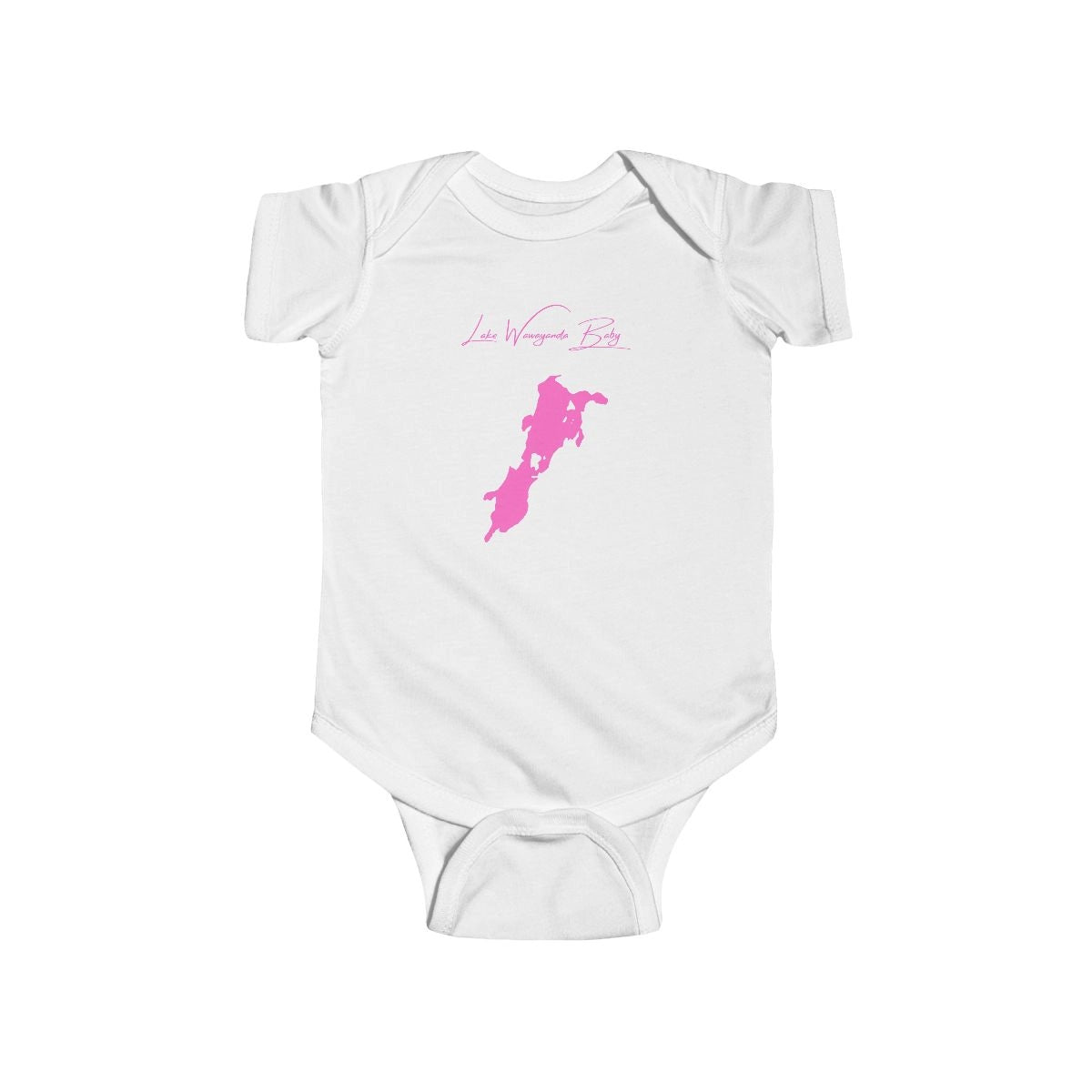 New  Jersey  Lake  Wawayanda  Onesie  front  position  view  from  front  white.webp