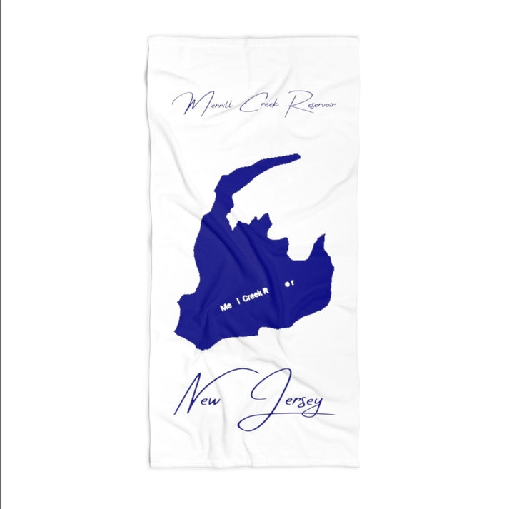New  Jersey  Merrill  Creek  Reservoir  Beach  Towel  front  position  view  from  front  36  x  72.webp