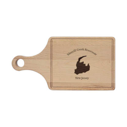 New  Jersey  Merrill  Creek  Reservoir  Engraved  Cutting  Board  front  position  view  from  front  maple.webp