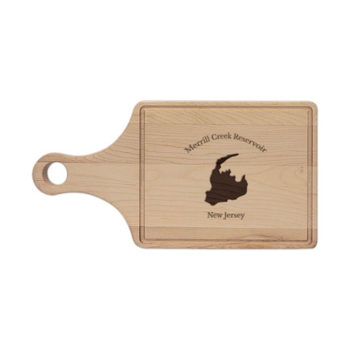 New  Jersey  Merrill  Creek  Reservoir  Engraved  Cutting  Board  front  position  view  from  front  maple.webp
