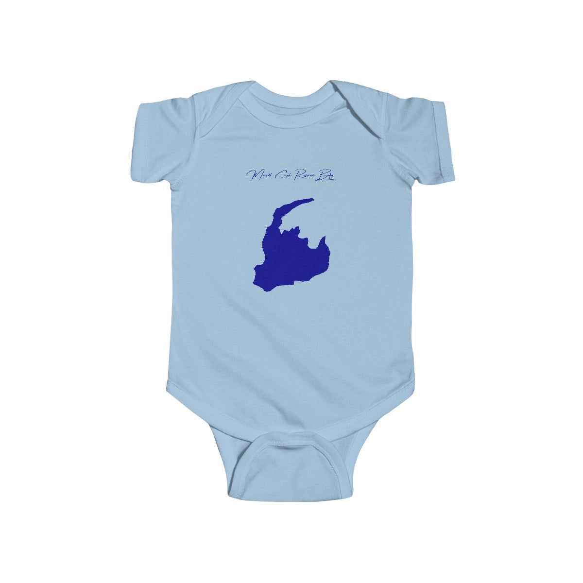 New  Jersey  Merrill  Creek  Reservoir  Onesie  front  position  view  from  front  light  blue.webp
