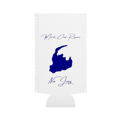 New  Jersey  Merrill  Creek  Reservoir  Slim  Can  Koozie  front  position  view  from  flat-front  white.webp