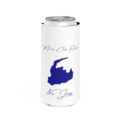 New  Jersey  Merrill  Creek  Reservoir  Slim  Can  Koozie  front  position  view  from  front  white.webp