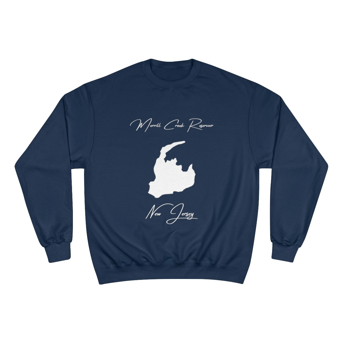New  Jersey  Merrill  Creek  Reservoir  Sweatshirt  front  position  view  from  front  navy.webp
