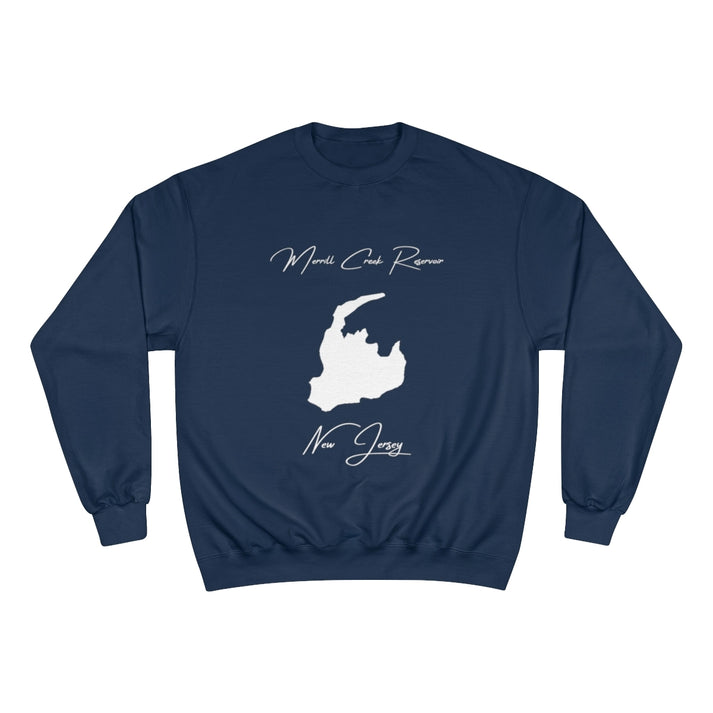 New  Jersey  Merrill  Creek  Reservoir  Sweatshirt  front  position  view  from  front  navy.webp