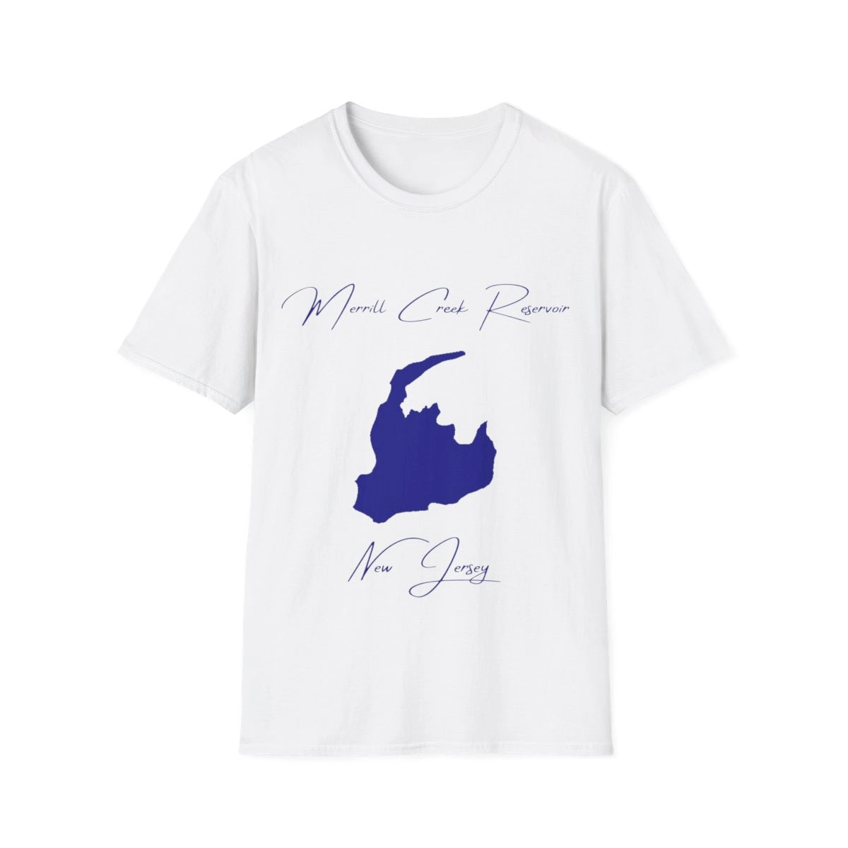 New  Jersey  Merrill  Creek  Reservoir  T-shirt  front  position  view  from  front  white.webp