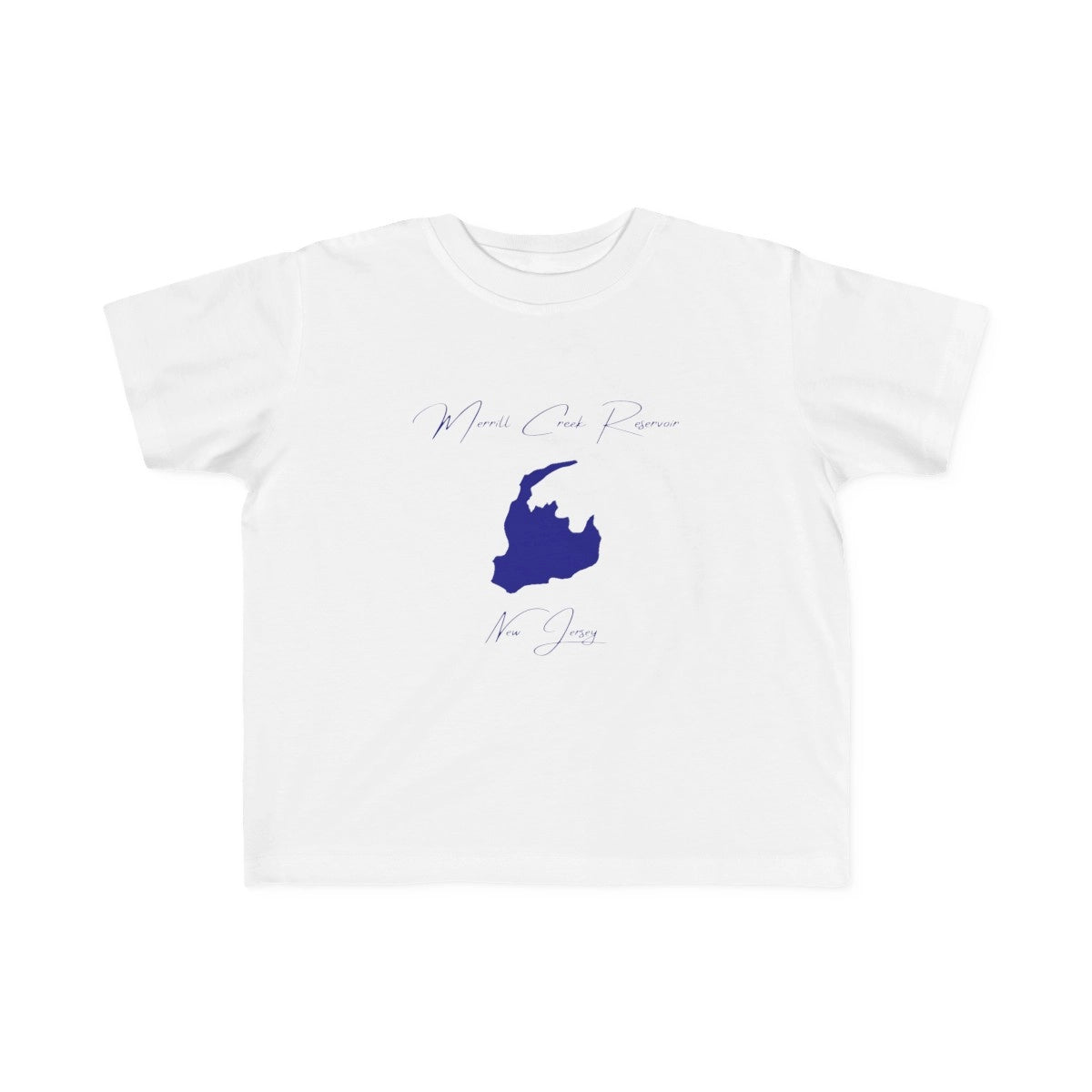 New  Jersey  Merrill  Creek  Reservoir  Toddler  T-shirt  front  position  view  from  front  white.webp