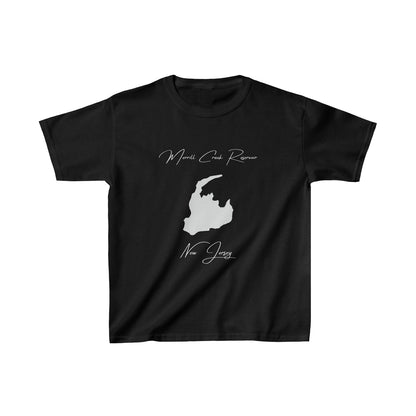 New  Jersey  Merrill  Creek  Reservoir  Youth  T-shirt  front  position  view  from  front  black.webp