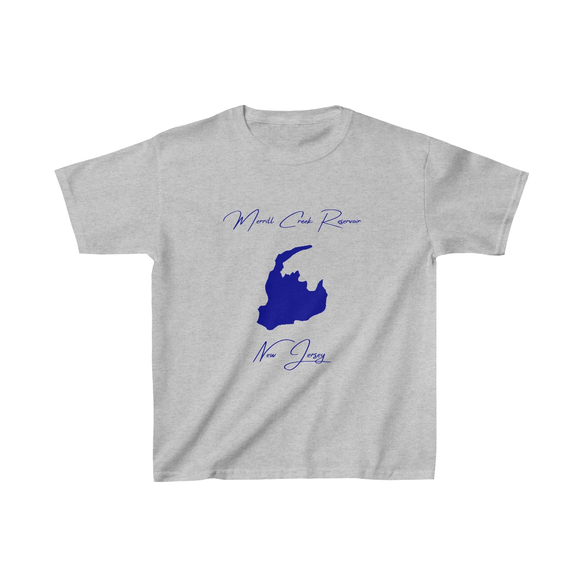 New  Jersey  Merrill  Creek  Reservoir  Youth  T-shirt  front  position  view  from  front  sport  grey.webp